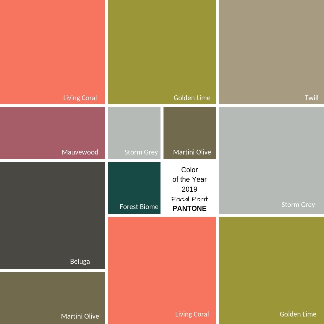 Farbe_Pantone_2019_FS_FocalPoint Farbe Pantone 2019 Fruehling Sommer Focal Point