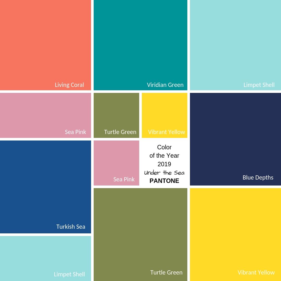 Farbe Pantone 2019 Fruehling Sommer Under the Sea