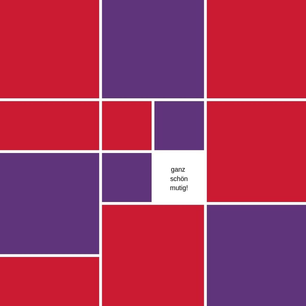 Farbe lila rot