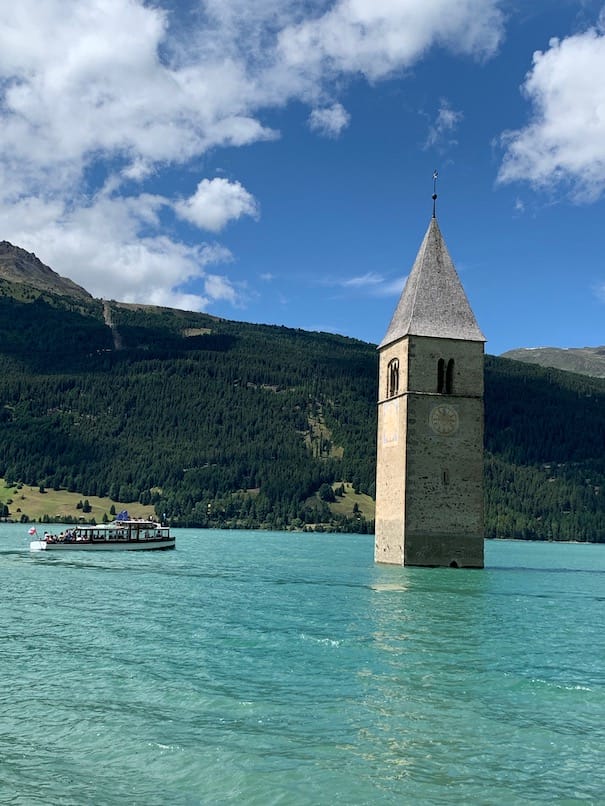 Suedtirol Vinschgau Reschensee Suedtirol Vinschgau Reschensee