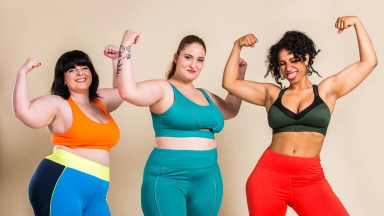 Mindest Rubensfrau in Sportkleidung