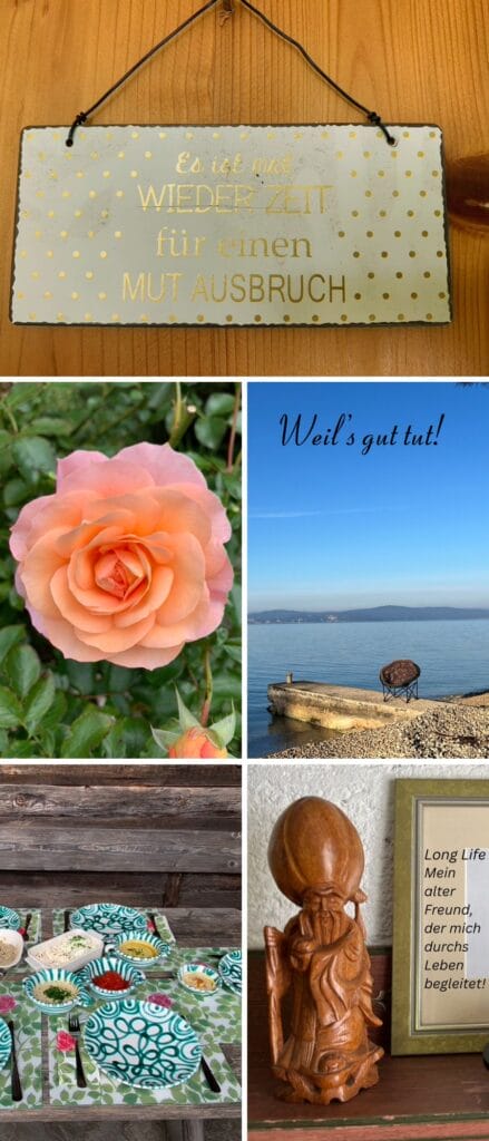 Collage mit Long Life